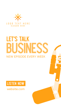 Business Talk Podcast Facebook Story