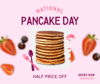 Berry Pancake Day Facebook Post