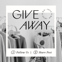 Fashion Style Giveaway Linkedin Post Design