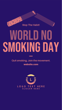 World No Smoking Day Facebook Story