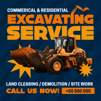 Professional Excavation Service  Linkedin Post