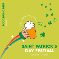 Saint Patrick's Fest Instagram Post