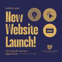 Corporate Website Launch Instagram Post Design