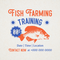 Fish Farming Training Linkedin Post