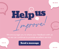 Bubbly Customer Feedback Facebook Post