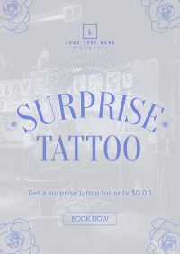 Simple Tattoo Shop Poster