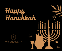 Happy Hanukkah Facebook Post