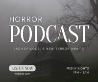 Horror Podcast Facebook Post