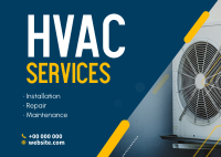 Fast HVAC Services Postcard