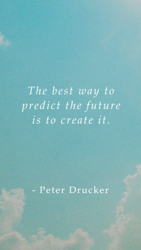 Create Your Future Motivational Quote Instagram Reel Image Preview