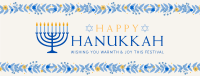 Floral Hanukkah Facebook Cover