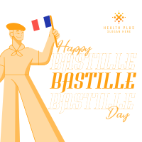 Hey Hey It's Bastille Day Linkedin Post Image Preview