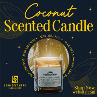 Coconut Scented Candle Instagram Post