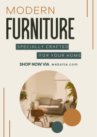 Modern Furniture Shop Poster