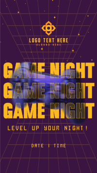 Futuristic Game Night Instagram Reel Design