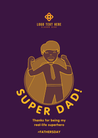 Super Dad Poster