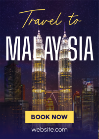 Travel to Malaysia Poster