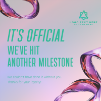 Agnostic Milestone Instagram Post Design