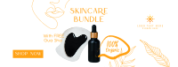 Organic Skincare Bundle Facebook Cover Design