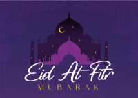 Starry Eid Al-Fitr Postcard