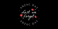 Anzac Day Emblem Twitter Post