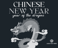 New Year Dragon Facebook Post