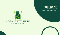 Green Alternative Tonic Business Card Design