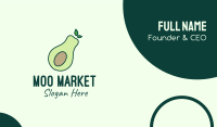 Organic Avocado Business Card Image Preview