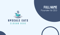 Whale Cafe Food Bowl Business Card Image Preview