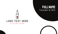 Bottle Suit Business Card