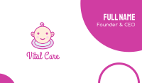 Cute Infant Care Business Card Image Preview