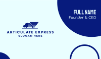 Blue Truck Express Business Card Image Preview