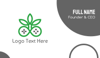 Green Cannabis Controller Business Card