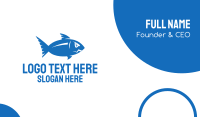 Blue Ocean Fish Business Card Design