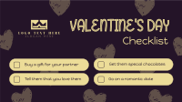 Valentine's Checklist Animation