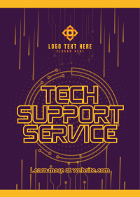 Tech Support Service Flyer