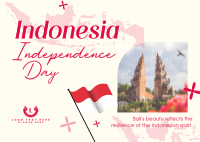 Independence Bali Indonesia Postcard