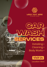 Carwash Auto Detailing Flyer