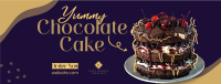 Chocolate Special Dessert Facebook Cover Image Preview