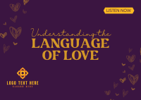 Language of Love Postcard