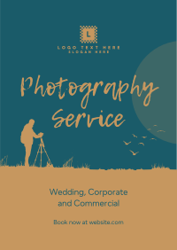 Professional Photographer  Poster