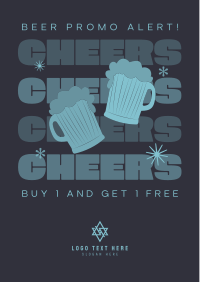 Quirky Beer Sale Flyer Design