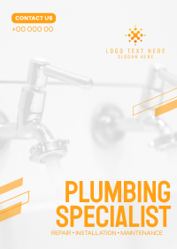 Plumbing Specialist Poster