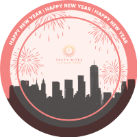 New Year Fireworks Instagram Profile Picture