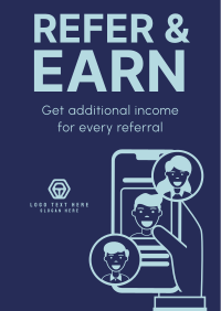 Refer and Earn Poster