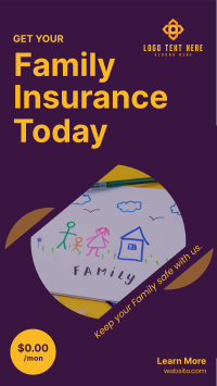 Get Your Family Insured Instagram Story