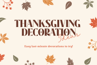 Thanksgiving Autumn Leaves Pinterest Cover Image Preview