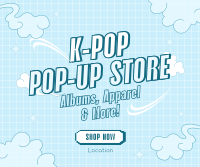 Kpop Pop-Up Store Facebook Post