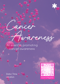 Cancer Awareness Event Poster