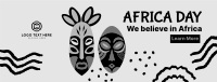 Africa Day Masks Facebook Cover